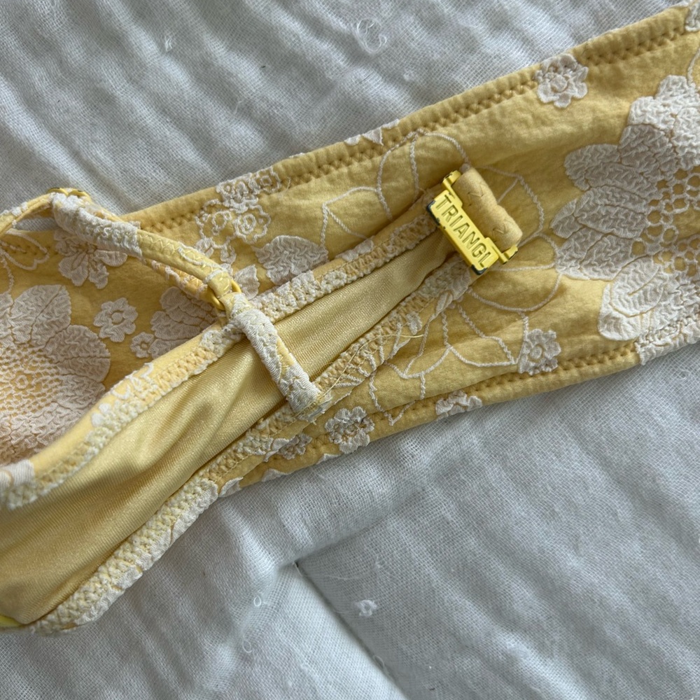 Triangl Swimwear Light Yellow Bikini Strap